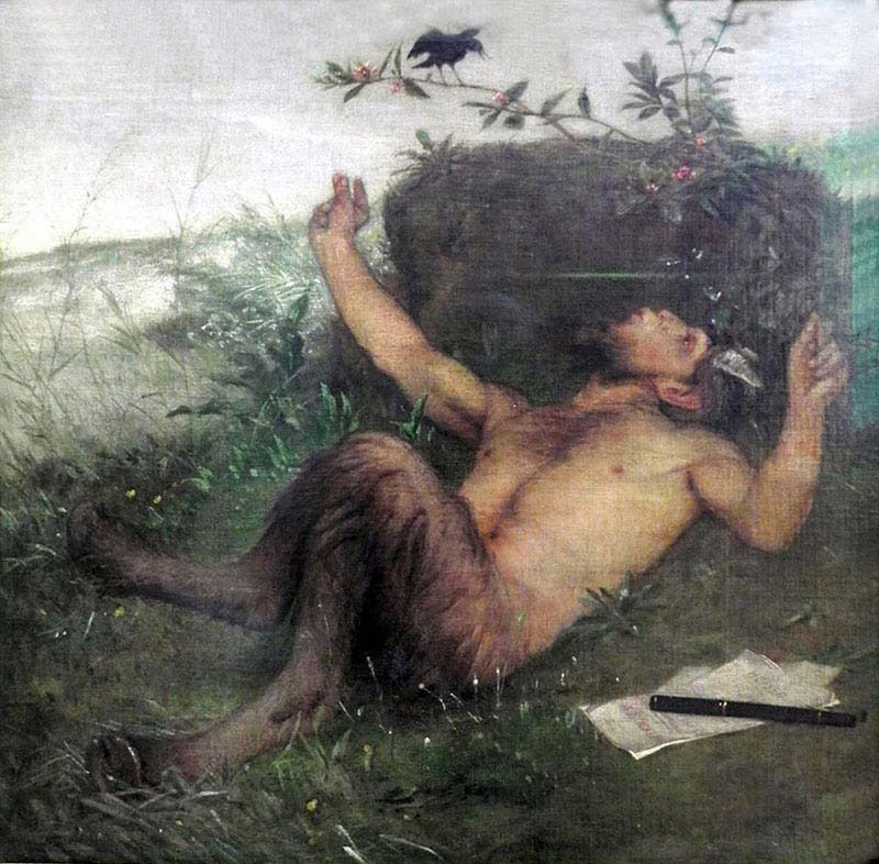 Pan and a Blackbird Whistling